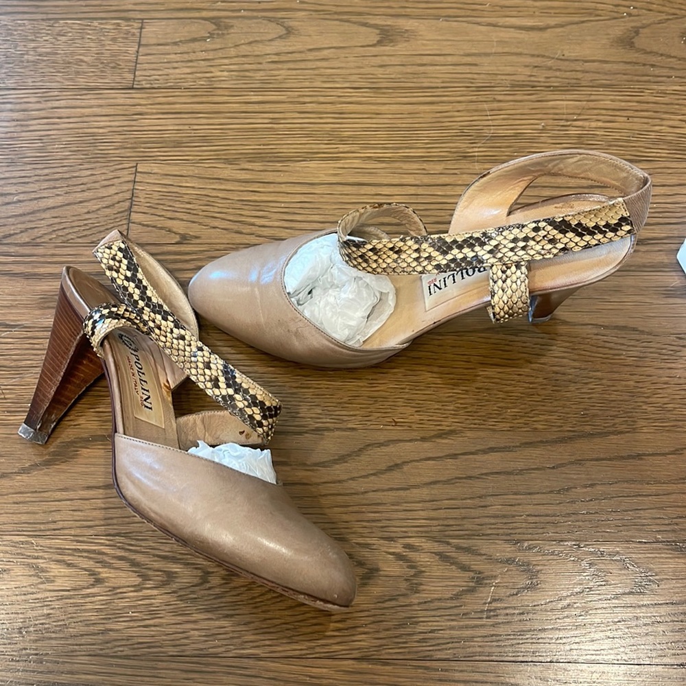 Vintage snake shoes